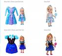 Frozen Movie Character Dolls  and My Doll & Me Dresses